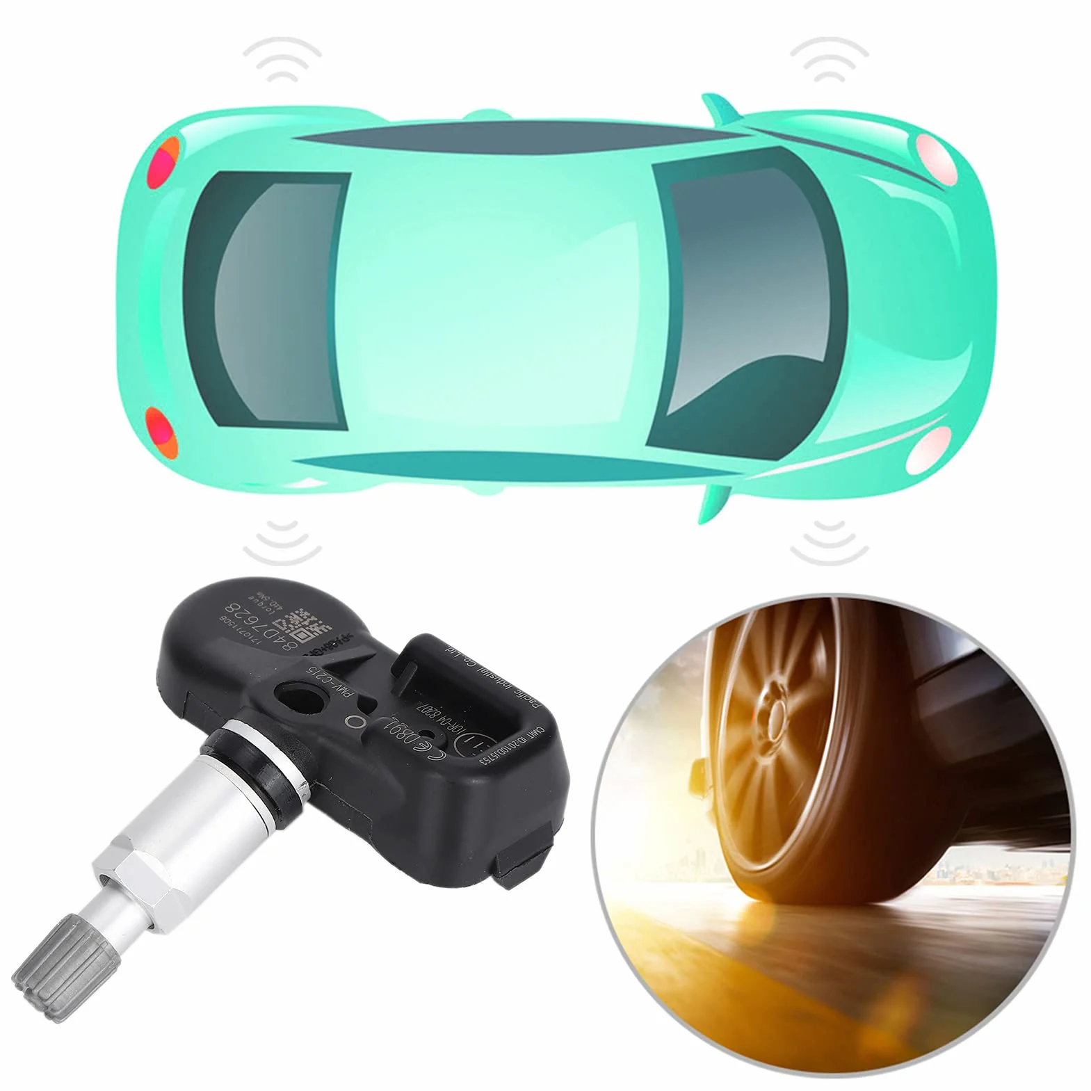 Fydun Czujnik TPMS PMV-C215 Ciśnienia w Oponach dla LS500h/LX570/RX450hL