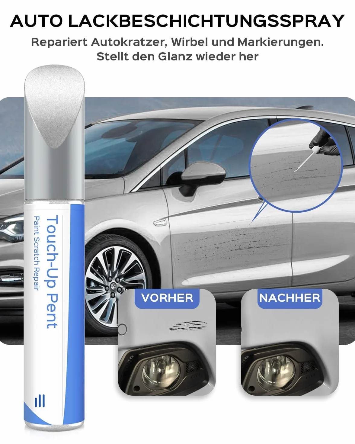 Z176 /176/G4L Argonsilber Ausbesserungsfarbe für Eksaktne dopasowanie – naprawa zadrapań i potłuczeń