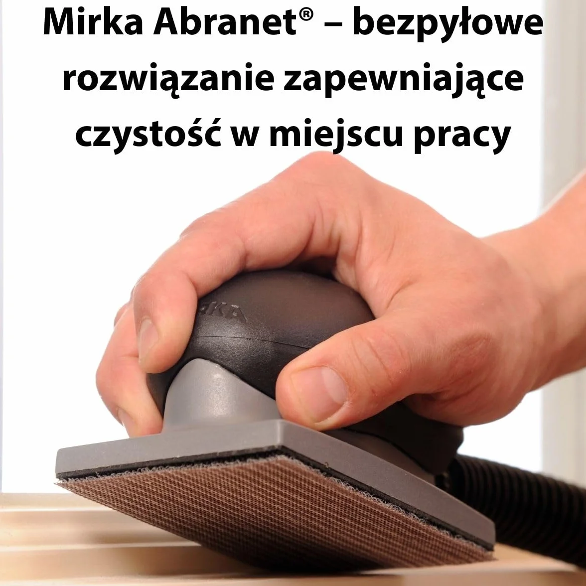 Mirka Abranet siatka ścierna 70x125 mm rzep/ziarnistość P240 / 50 szt/do szlifowania drewna, szpachli, lakieru, tworzyw sztucznych / 5414905025
