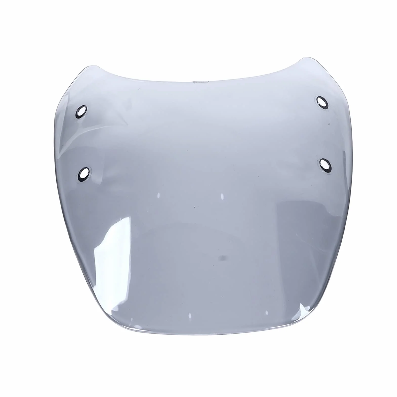 Szyba przednia motocykla, odporna na uderzenia szyba przednia motocykla z aluminiowymi wspornikami montażowymi do modyfikacji(szary)