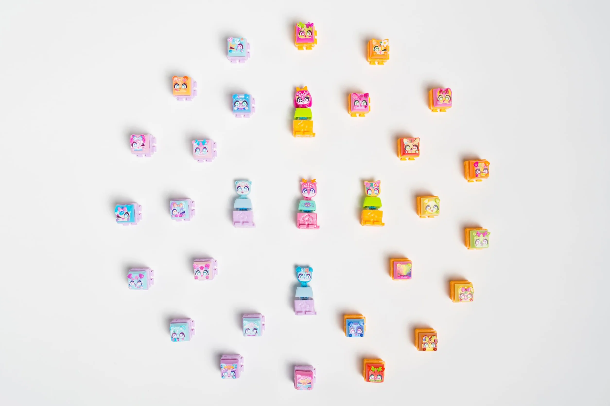 Goliath - CLICKEEZ Multipack Series 2 - 5 figurek klawiszy Kawaii z kliknięciem - nasadka na klucze - zabawka Fidget Toy - sensoryczna zabawka z efektem ASMR - 30+ modeli kolekcjonerskich - od 6 lat