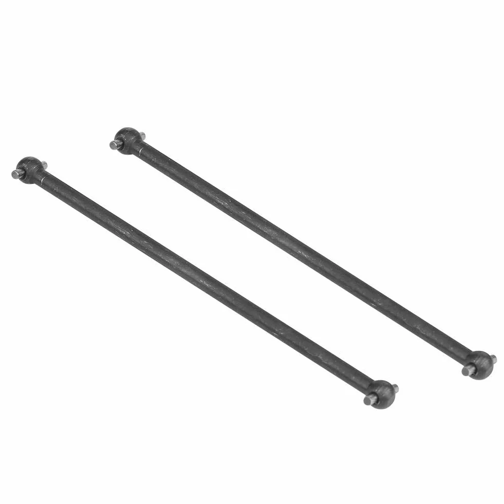 Dilwe RC wały napędowe samochodowe, 2 sztuki, 101 mm, metalowe wały napędowe do FS 53633/51805/51806 1/10 akcesoria RC (czarne)