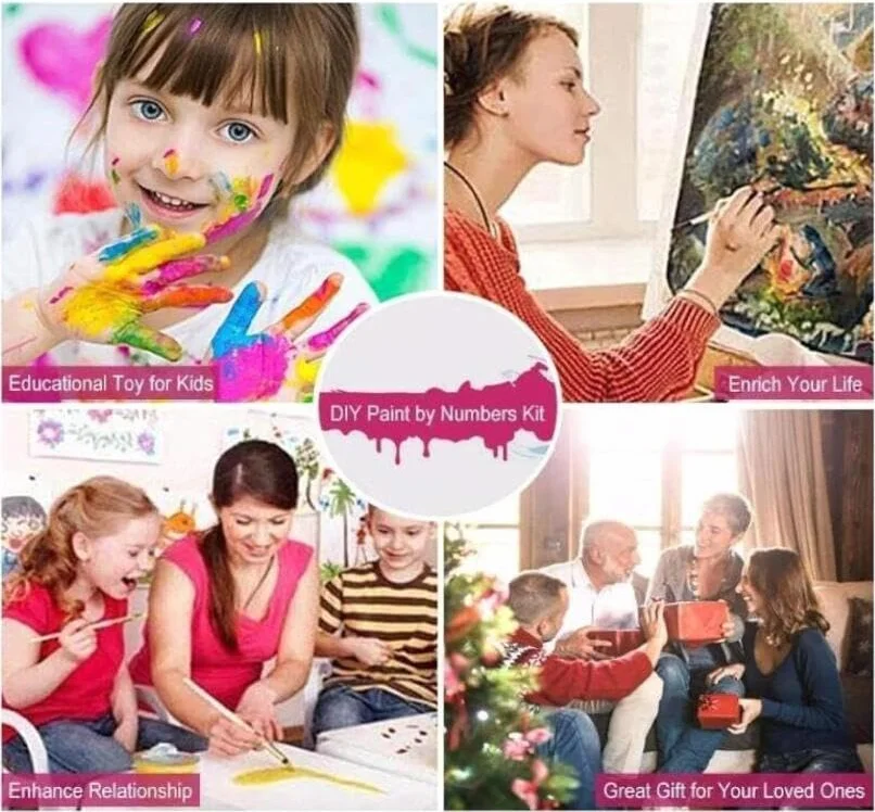 Nowe malowanie według numerów, dla dorosłych, dzieci, kwiat konwalii, DIY, cyfrowe malowanie według numerów, zestawy na płótnie, sztuka ścienna, krajobraz, 40 x 50 cm, bez ramy