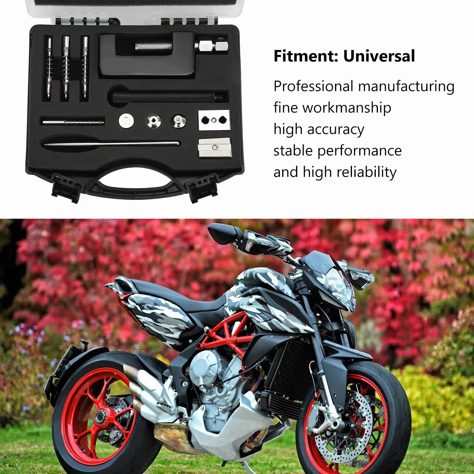 Skuwacz łańcucha motocyklowego Stal stopowa 12 szt. Uniwersalny