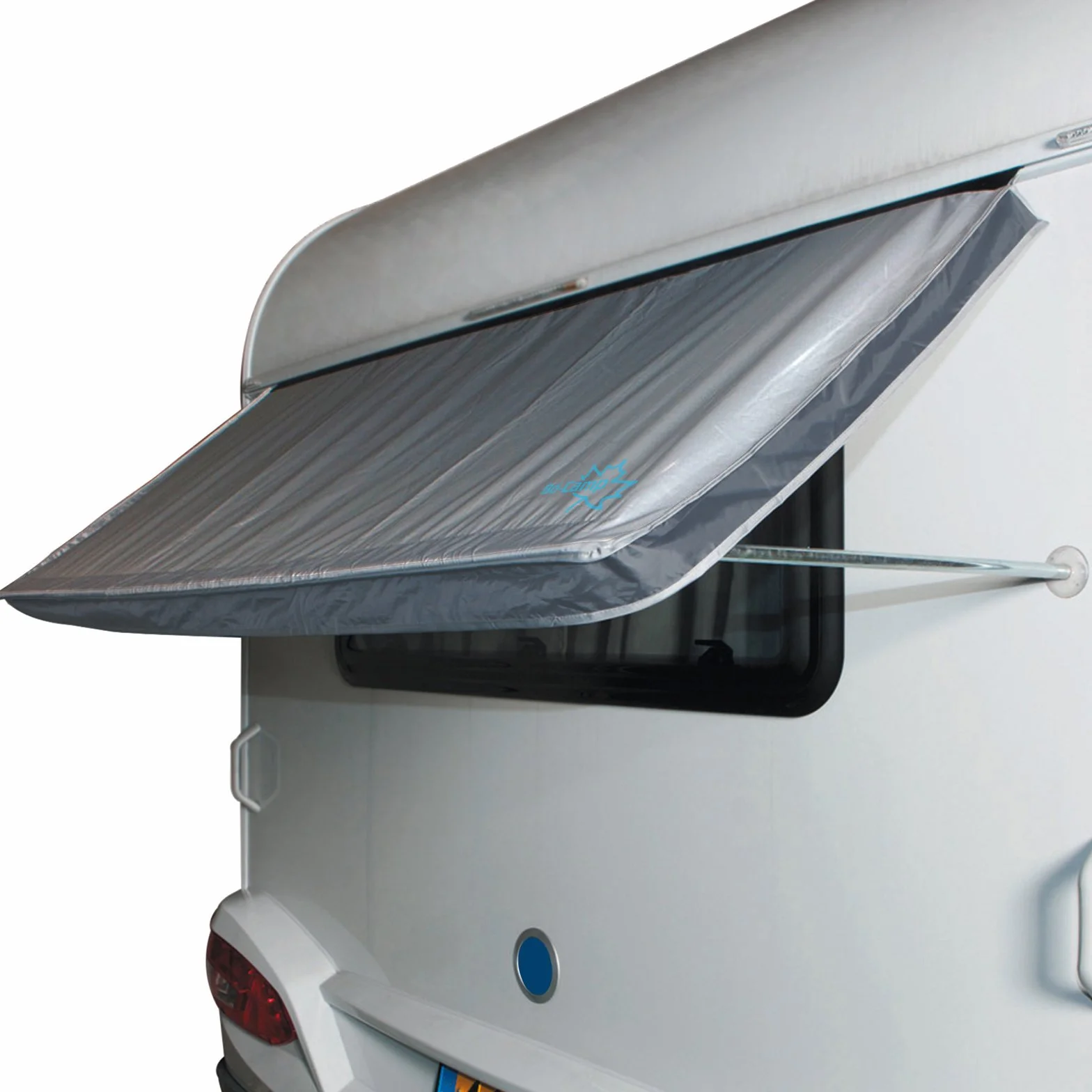Bo-Camp CARAVAN WIND WINDNING - 180x75cm - Gray