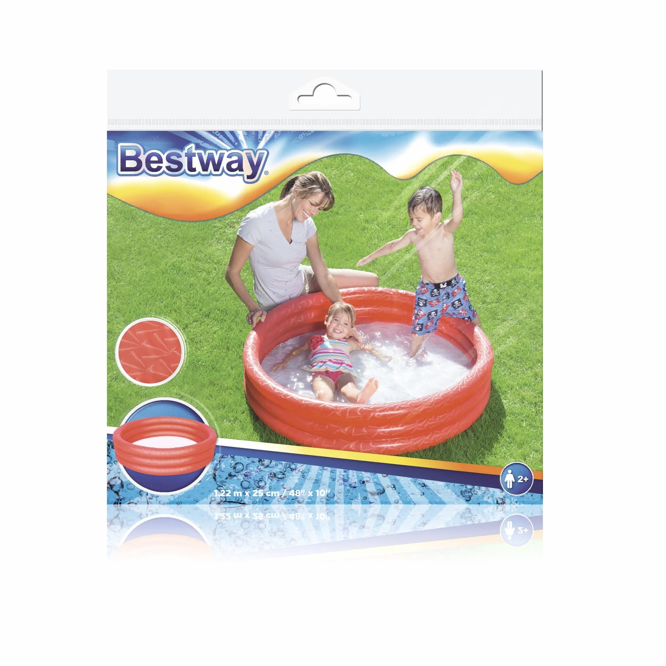 Bestway Brodzik Classic, posortowany, 122 x 122 x 25 cm