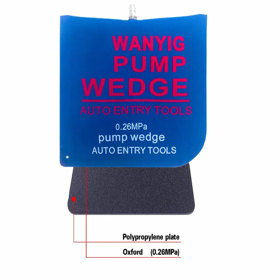 WANYI 4 kwadratowe poduszki montażowe, pneumatyczne napinacze, pompa, pomoc montażowa, do montażu okien, drzwi, okien, do instalacji i naprawy samochodu