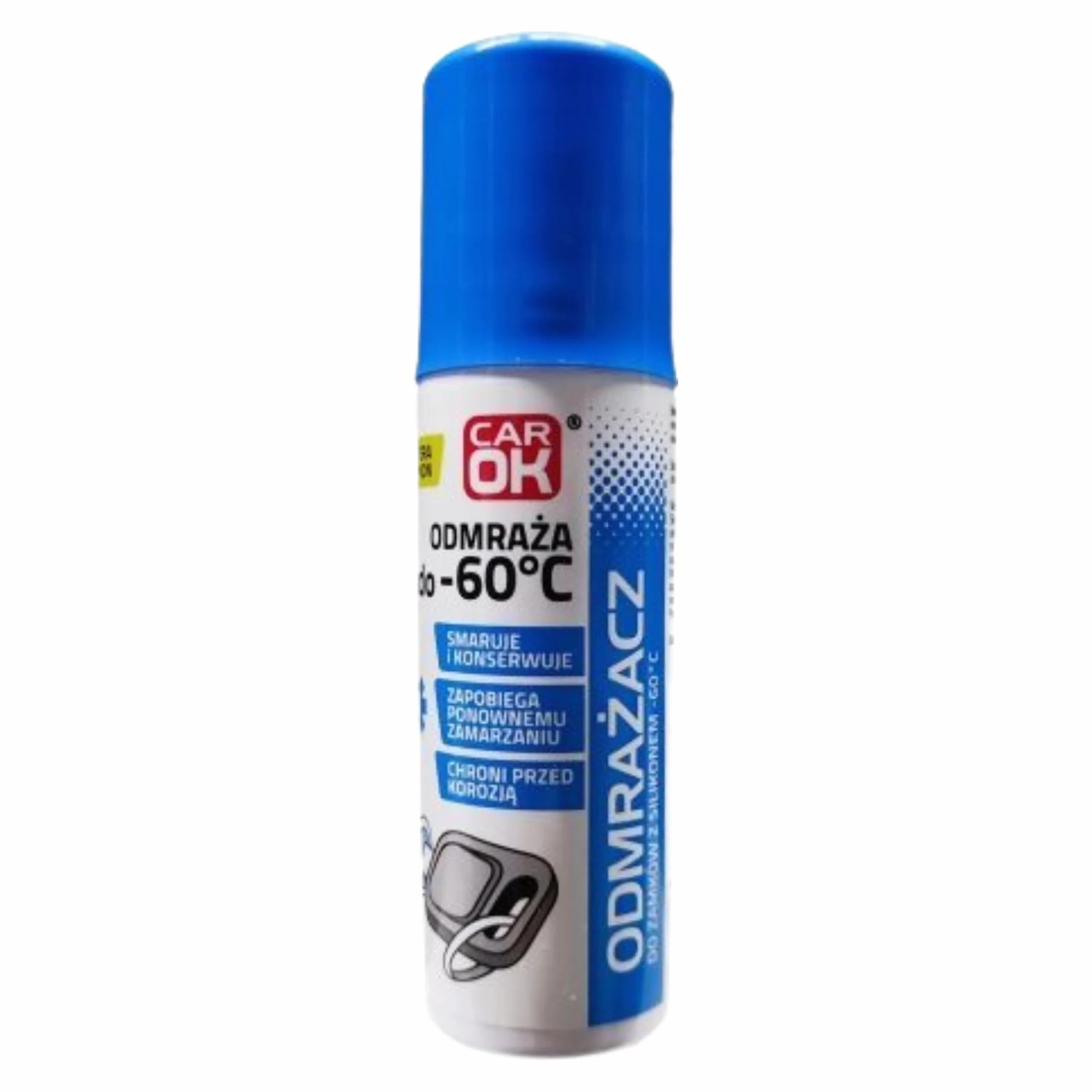 DomoDomo Odmrażacz do zamków -60°C 50 ml spray silikonowy do samochodów