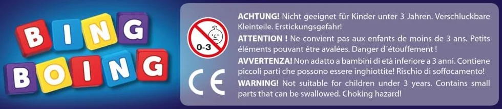 Schmidt Spiele 51454 Bing Boing, gra podróżna, wnieś do gry w metalowej puszce, normalna