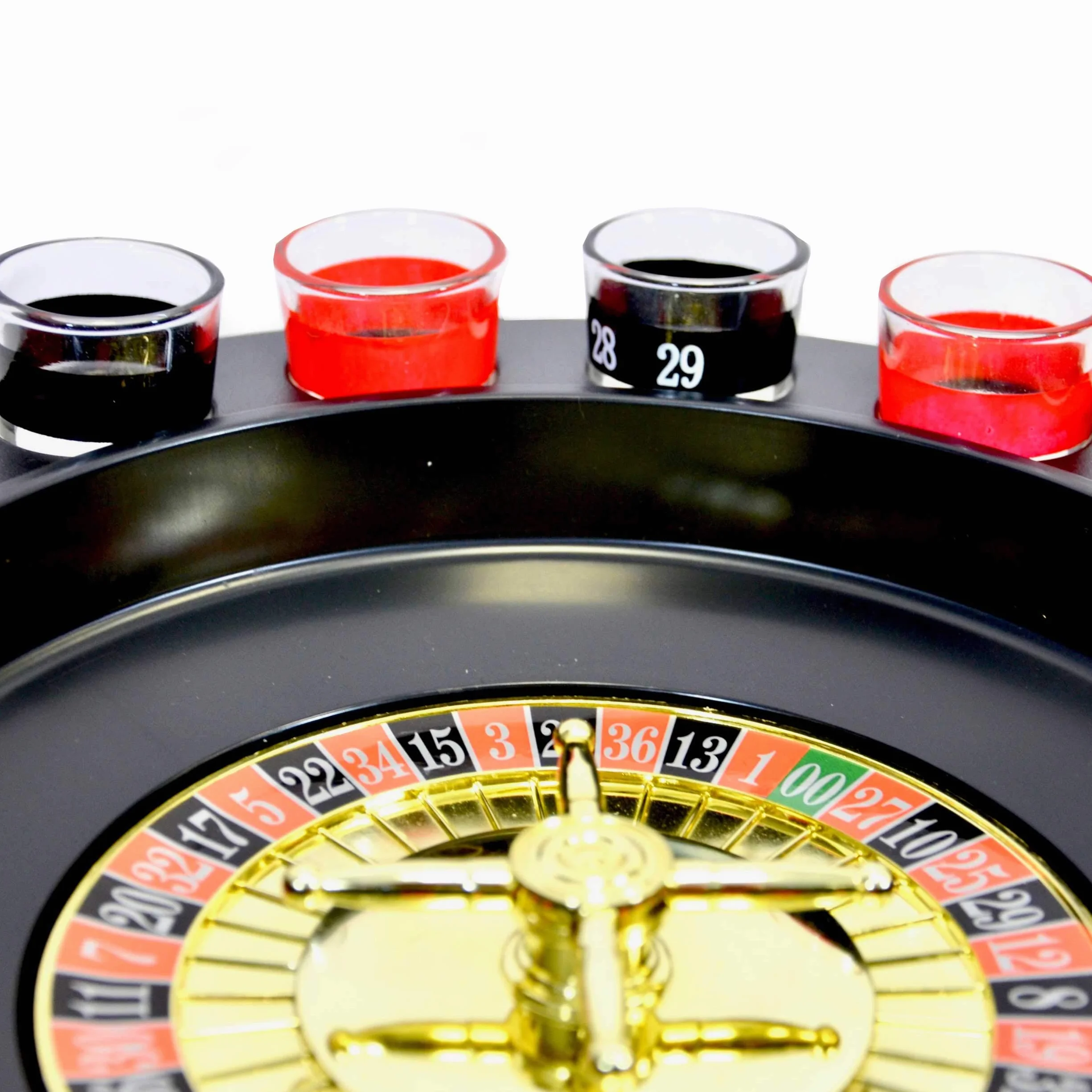 Toys4Boys Shot Roulette Drinking Game - gra do picia ruletki w zestawie 16 kieliszków do gry w kasyno impreza strzał ruletka - picie gry dla dorosłych i dla par
