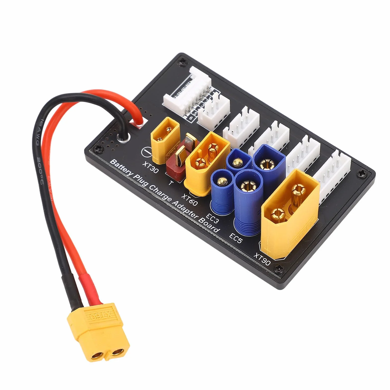 Uniwersalny Adapter Ładowania Równoległego do Akumulatorów RC 6S z Złączami XT90 XT60 EC3 EC5 XT30 Kompatybilny z Ładowarkami RC