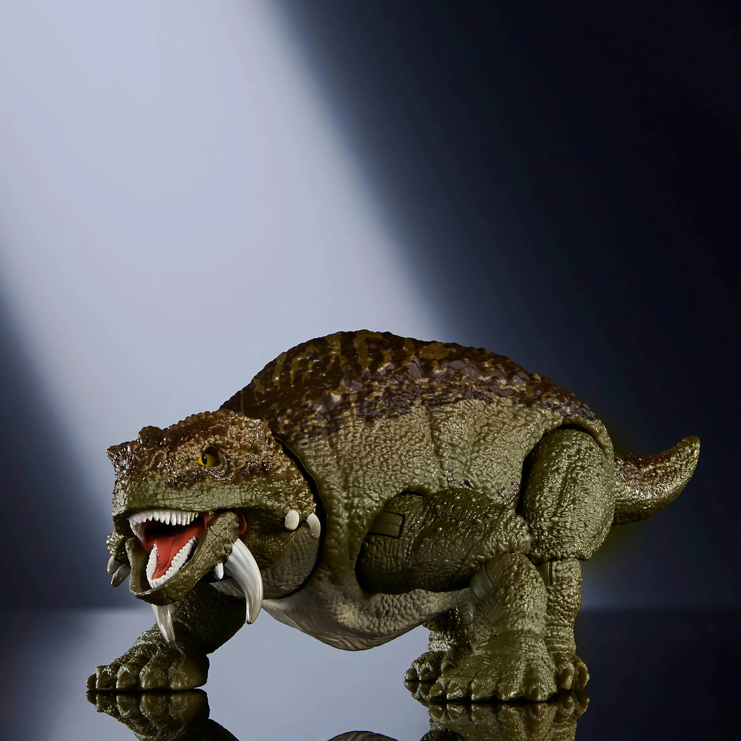 Mattel Jurassic World Kolekcja Hammonda Skutozaur Figurka dinozaura premium ze szklanymi oczami i 14 ruchomymi punktami, zabawka dinozaur dla dzieci od 8 roku życia i kolekcjonerów, JDJ08
