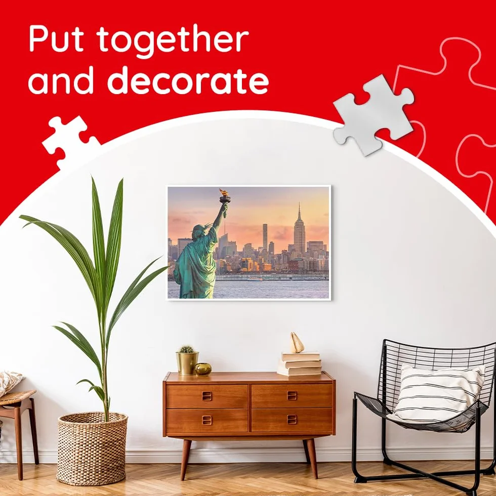 Trefl - Puzzle USA Collection: Jars of Joy - 2000 elementów - Kolorowa układanka DIY, kreatywna zabawa, klasyczna układanka dla dorosłych i dzieci od 14 lat