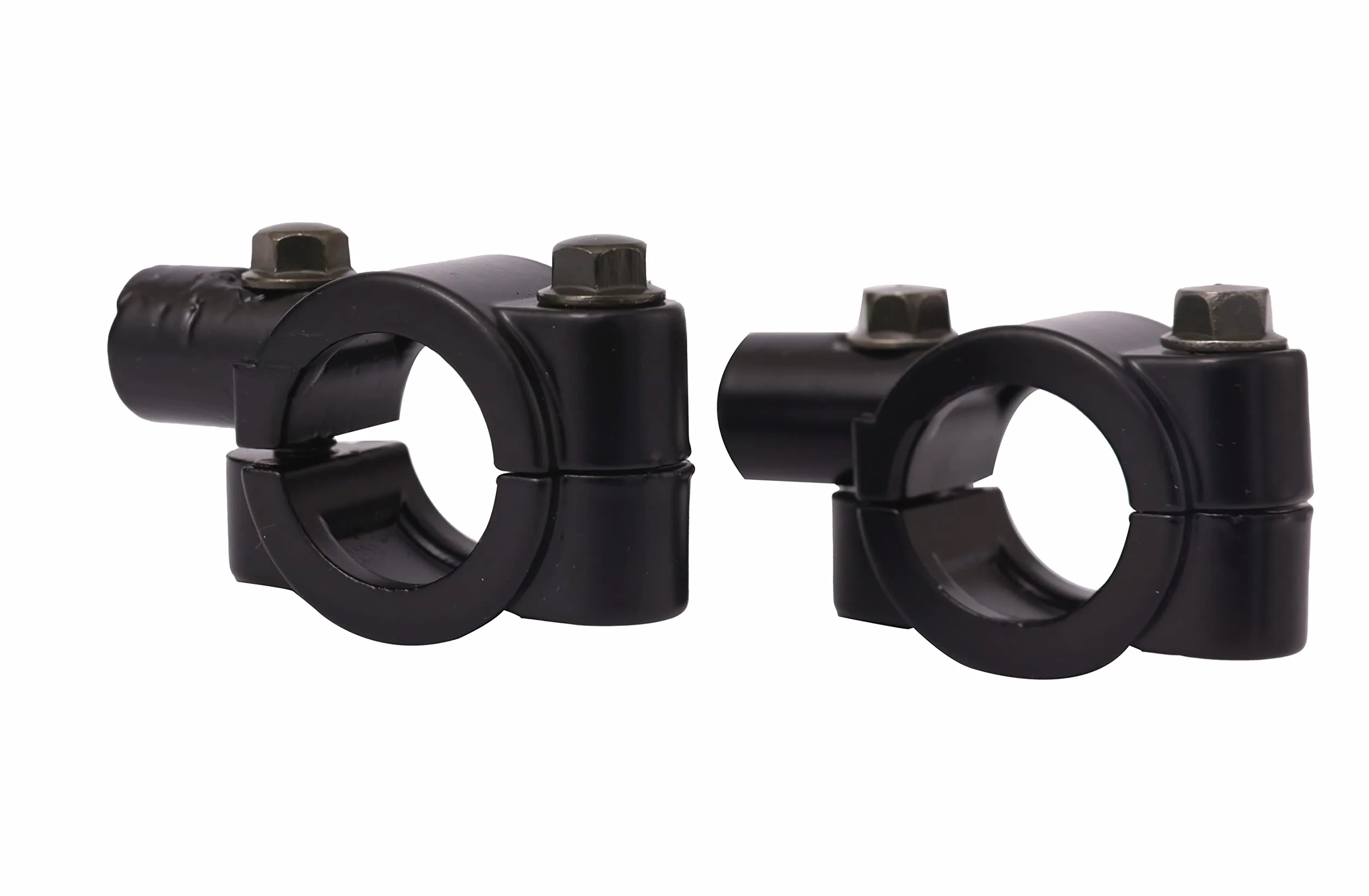 Uniwersalne uchwyty motocyklowe 8 mm do kierownicy 22 mm czarne