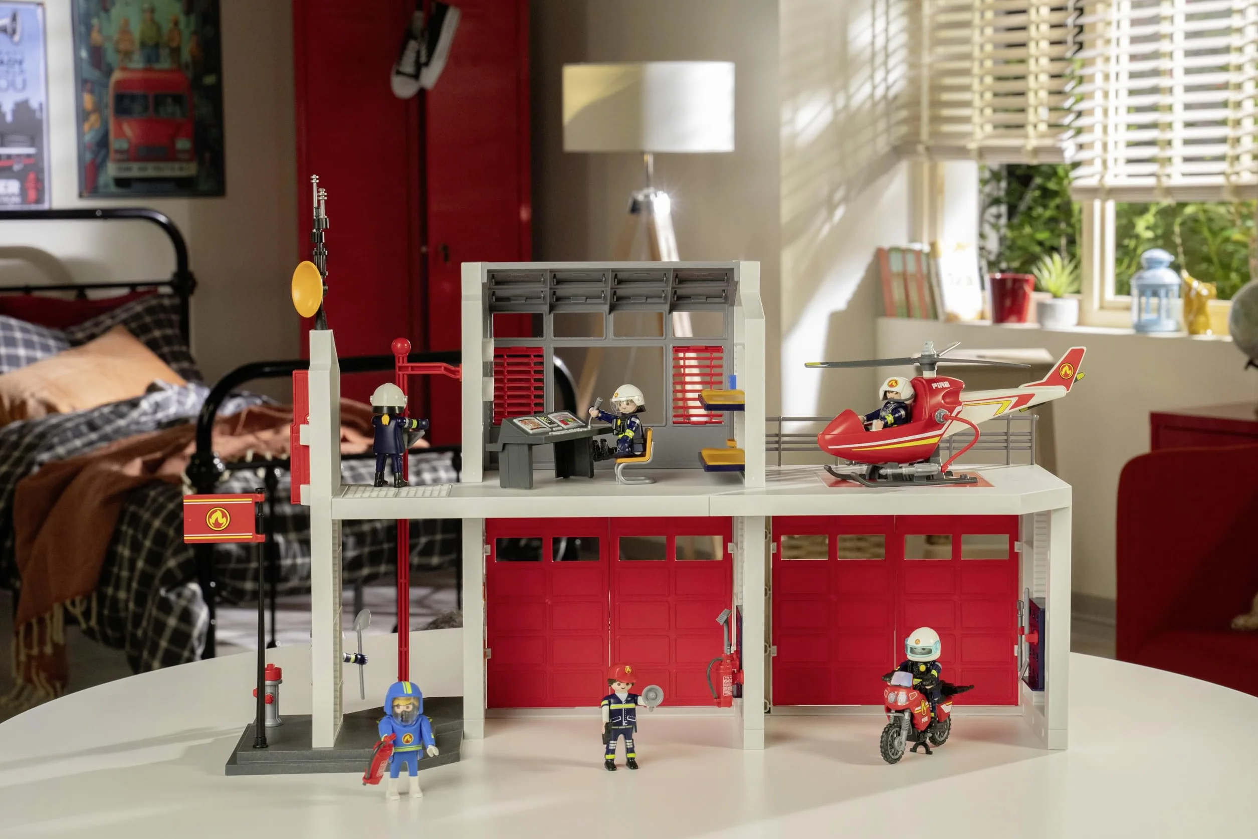 PLAYMOBIL City Action 9462 Duża Remiza Strażacka, od 4 Lat