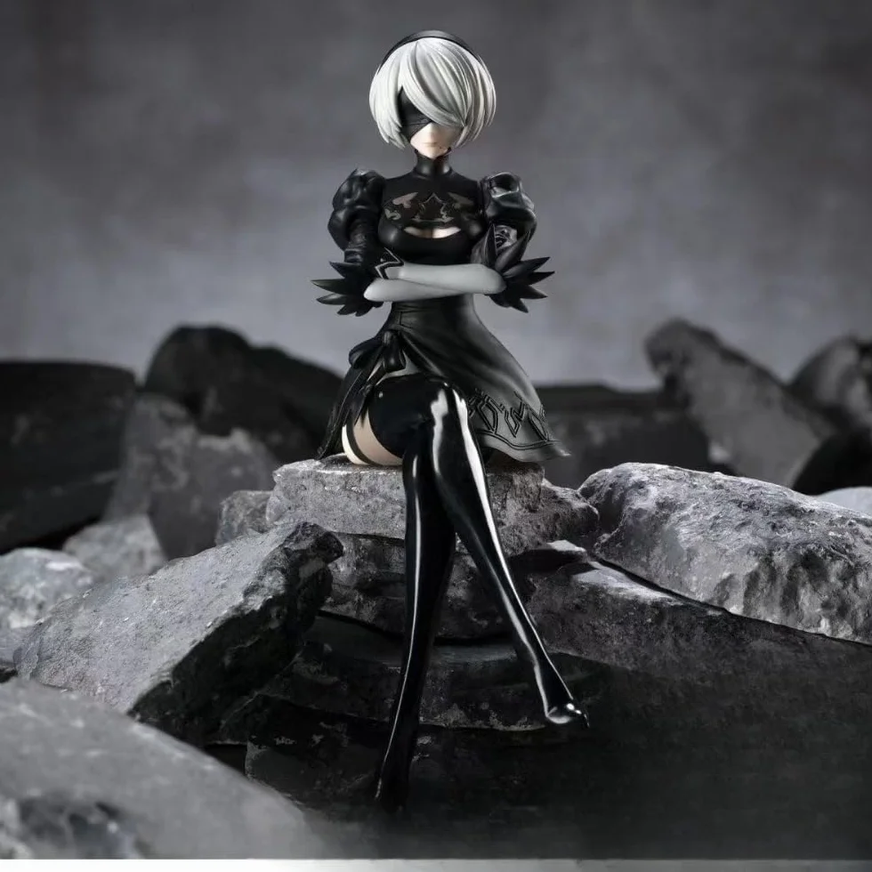 Eamily for Sitting 2B NieR figurka ręcznie wykonana PCW anime manga postać model statuetka figurka przedmioty kolekcjonerskie dekoracje prezenty