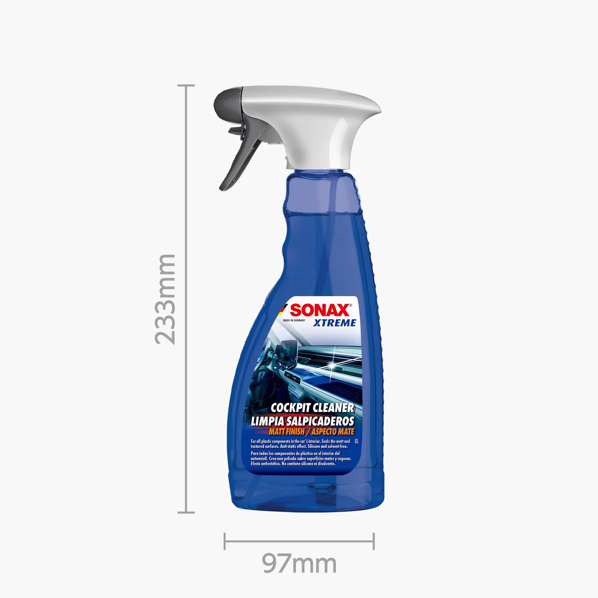 Sonax Środek do Czyszczenia 500 ml Niebieski Biały