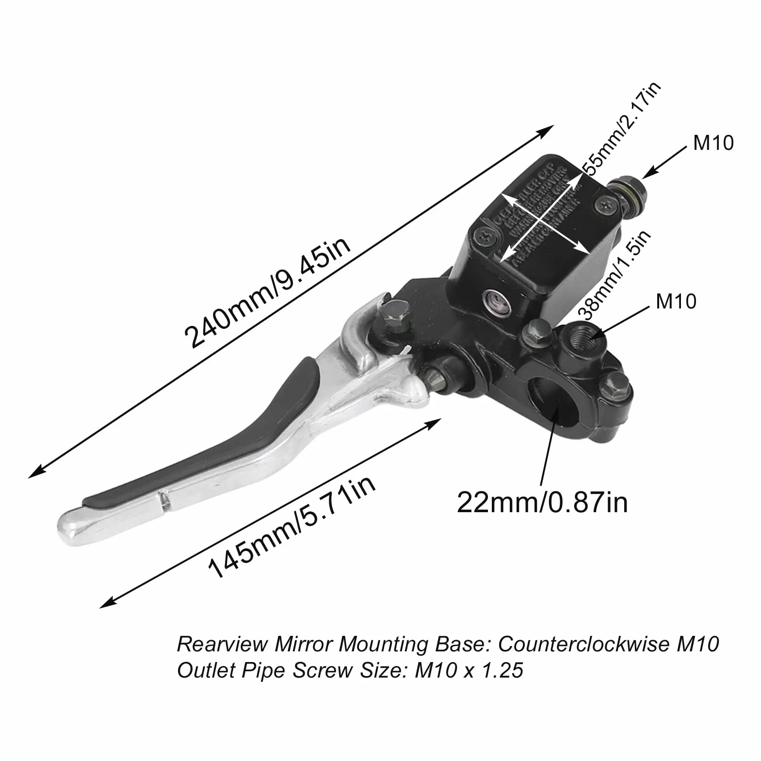 Dźwignie Klamki Hamulca Para CNC Stop Aluminium dla YQ50 Aerox 1997-2013