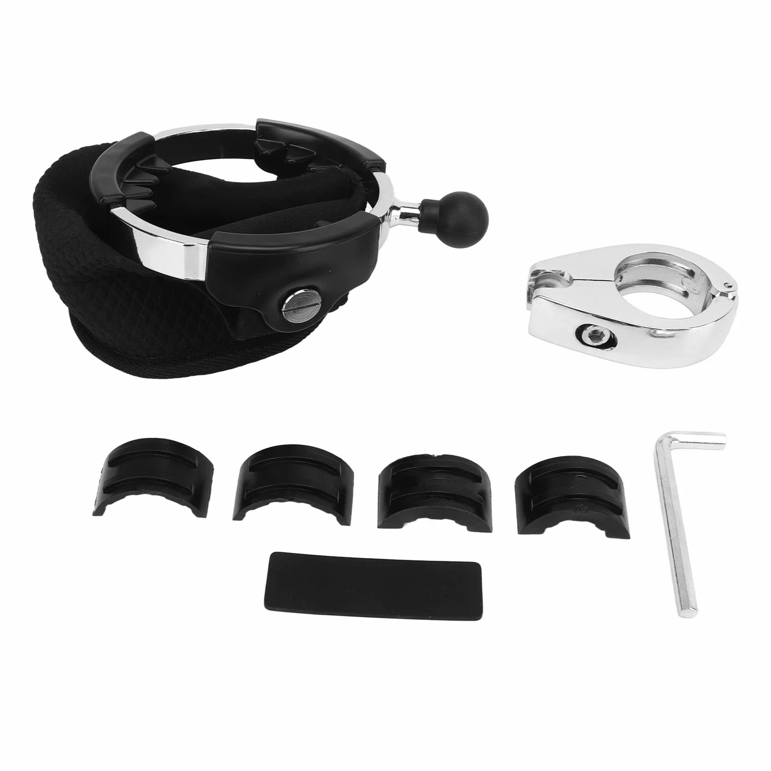 Uchwyt na Kubek Motocyklowy 360° do Kierownicy 7/8"-1/4", ATV, Rower, Wózek