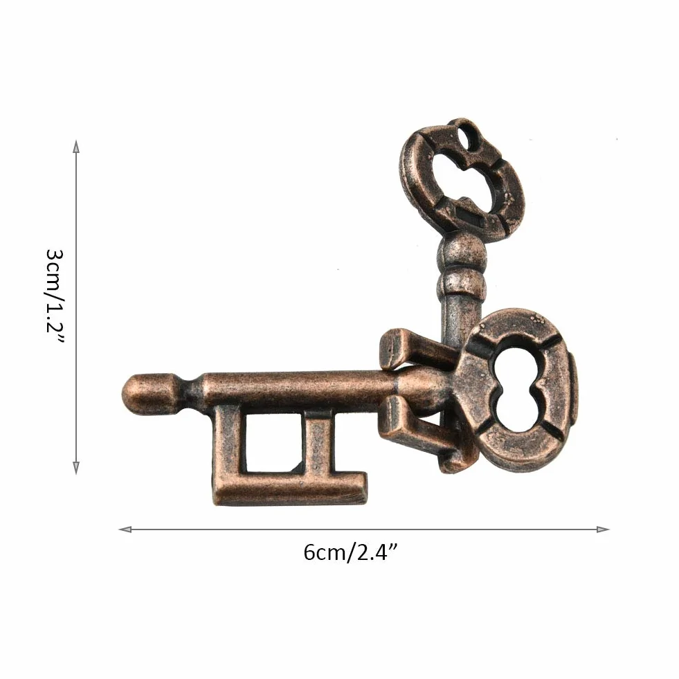 IQ Teaser Unlock Toy, Gry Logiczne dla Dorosłych Inteligentna Blokada Puzzle Klamra Zabawka Edukacyjna Blokada Klawiszy