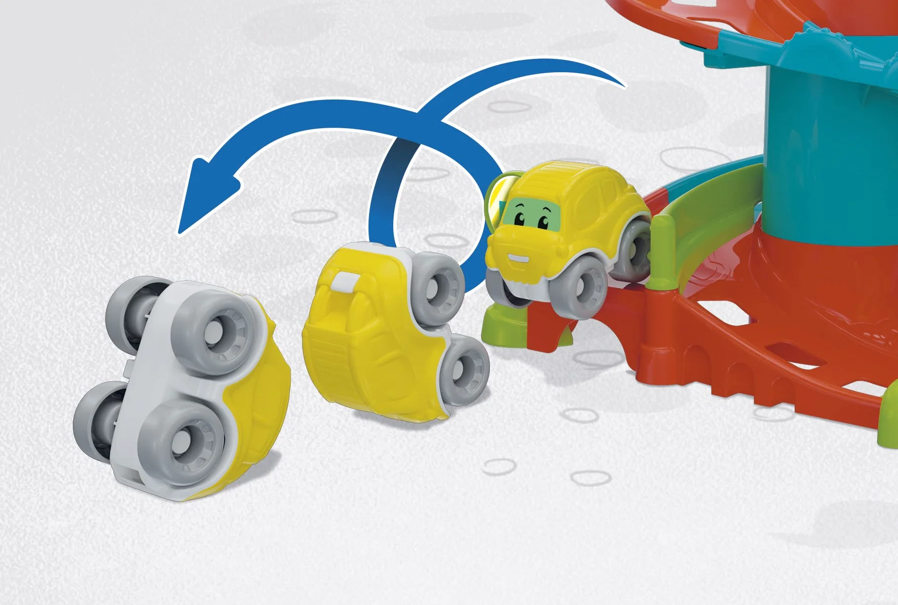Clementoni - Fun Garage Baby Track zestaw do zabawy, wielokolorowy, 17404