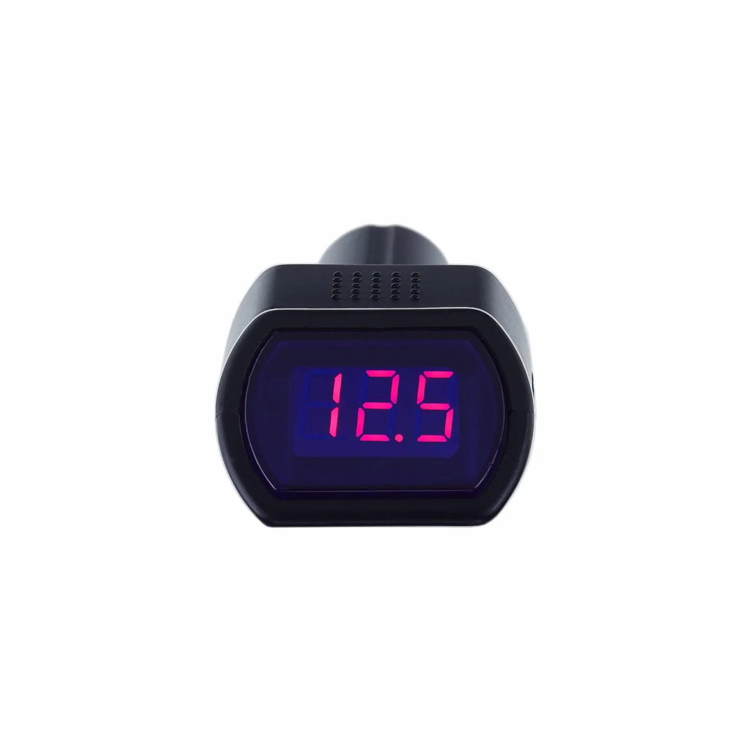 Woltomierz samochodowy do gniazda zapalniczki 12-24 V LED