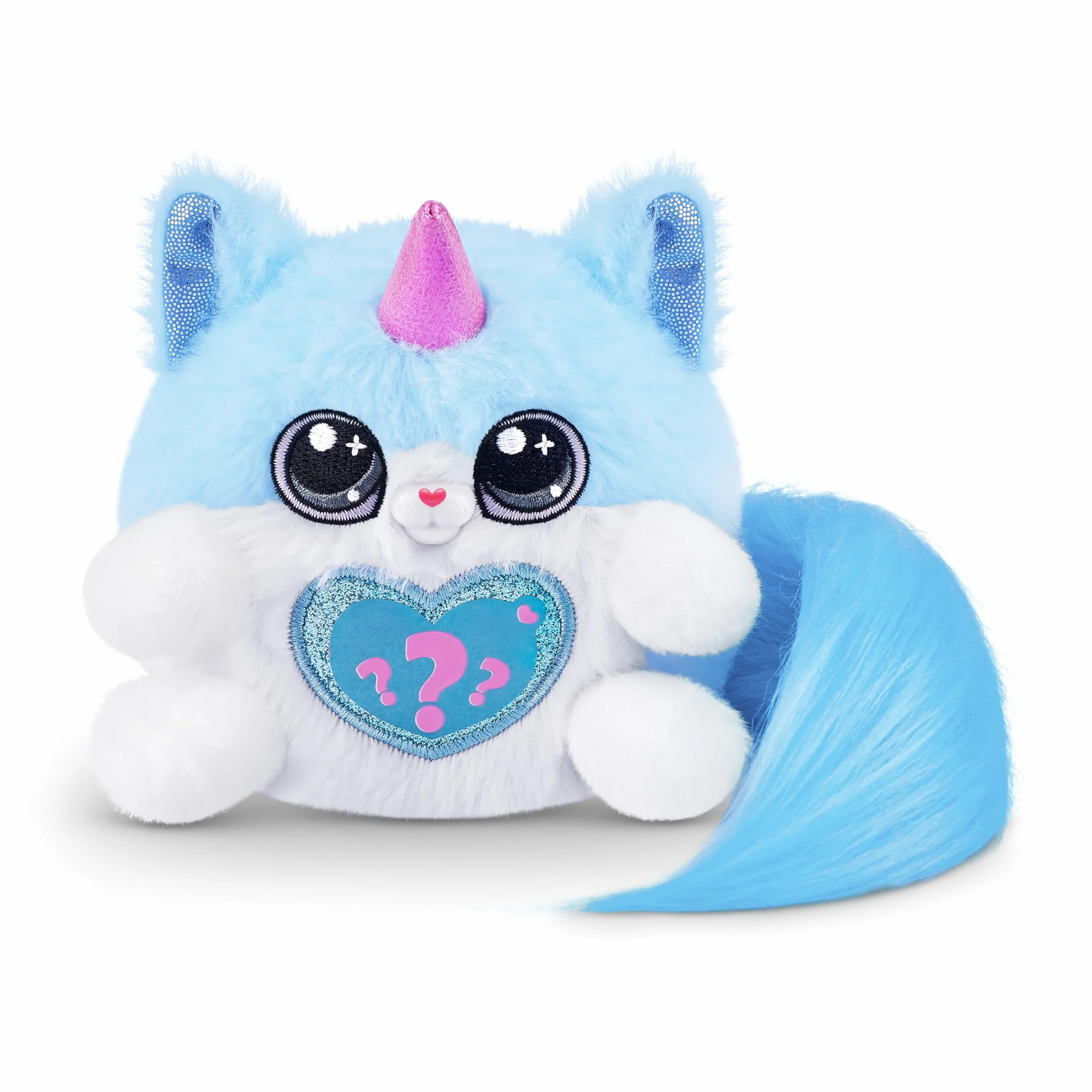 Kittycorn Surprise Seria 3 od ZURU Pluszowa zabawka kolekcjonerska pluszowa zabawka, szlamy, jajka niespodzianka dla dziewczynek (21,5 cm) (Maine Coon Cat)