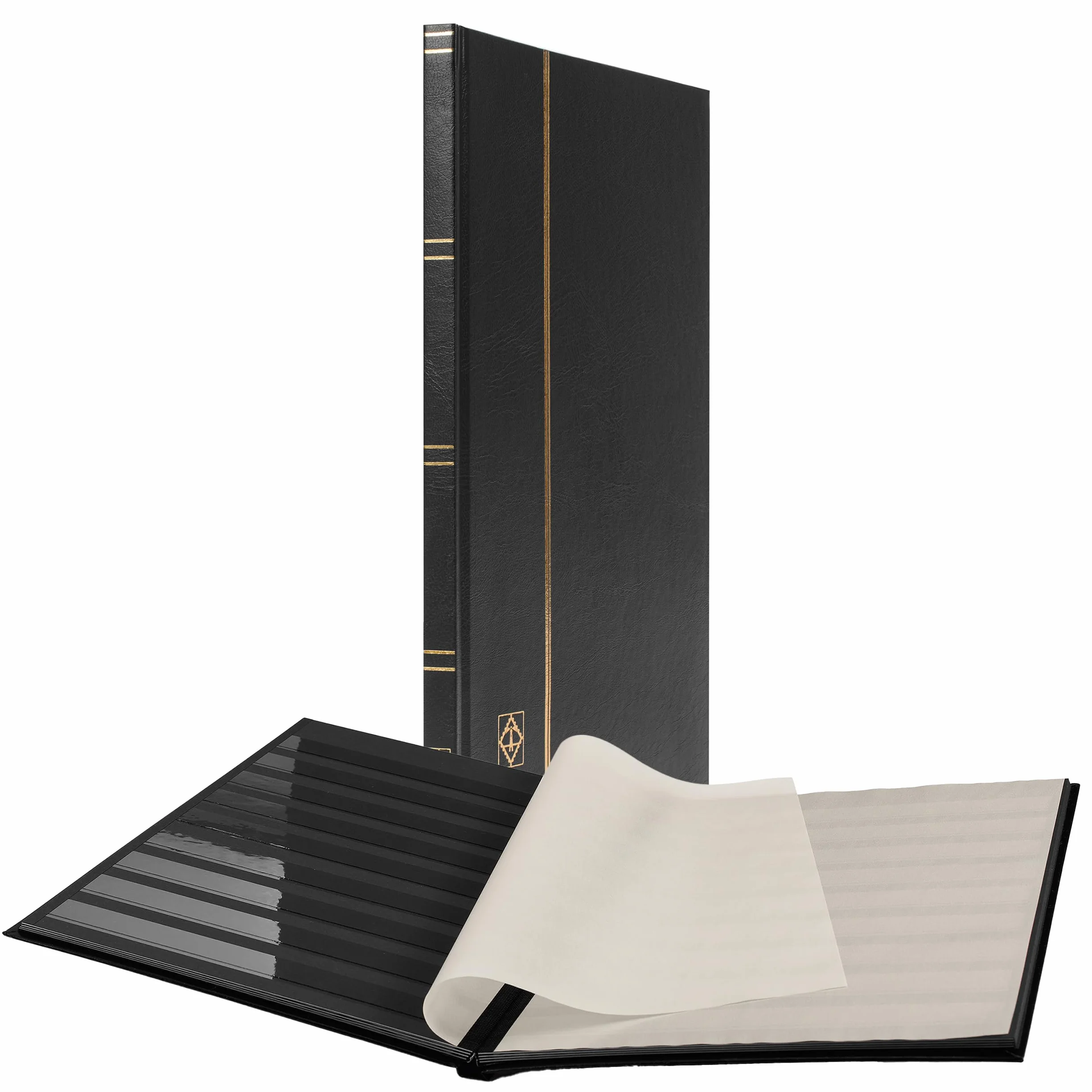 Leuchtturm 315975 segregator DIN A4, 16 stron czarny, pokrywa bez wyściółki, czarny