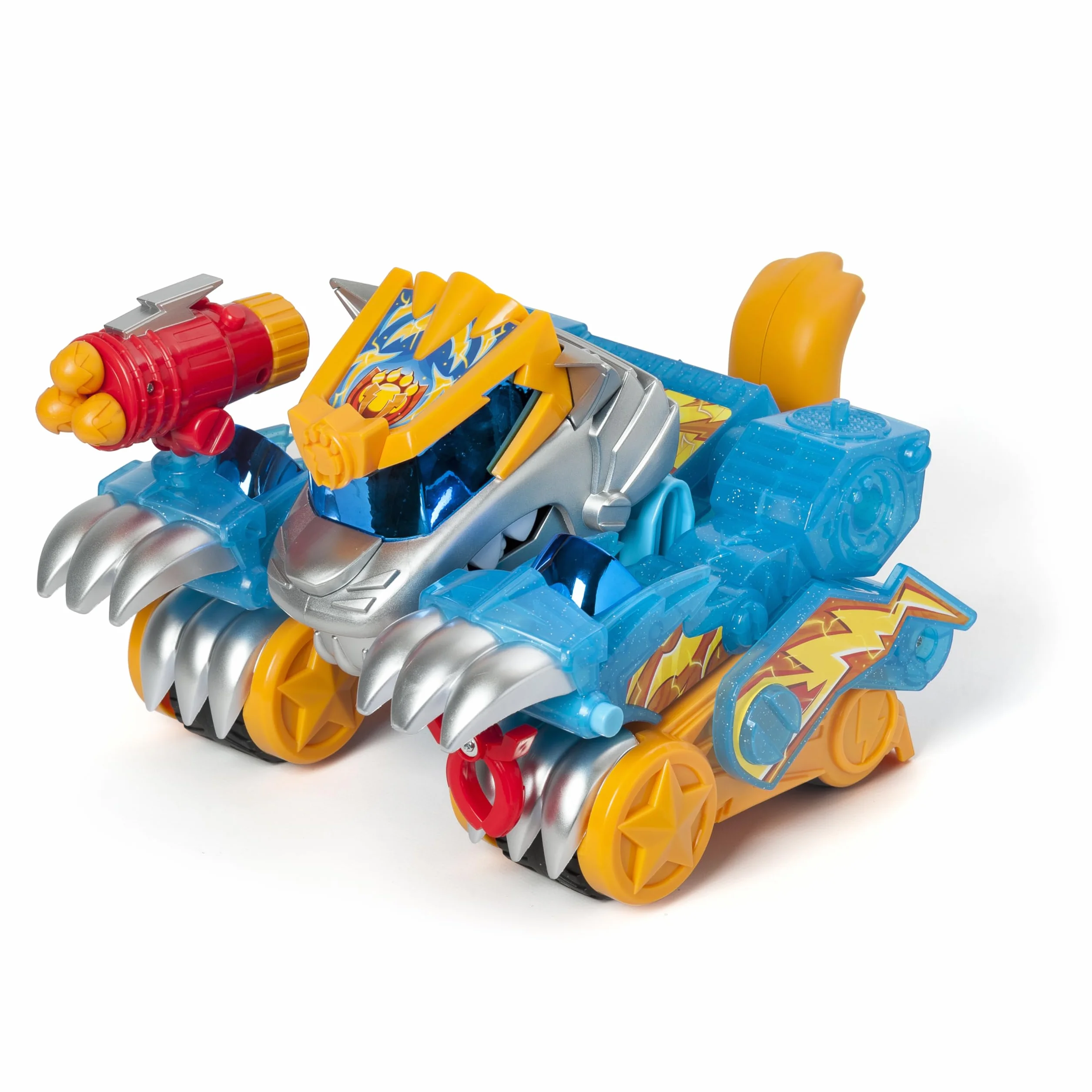 SUPERTHINGS Wild Tigerbot Kazoom Energy – Transformable Robot Tiger. Robot przekształca się w pojazd. Zawiera ekskluzywne 1 Wild Kid i 1 Wild SuperThing. Ekskluzywny Amazon