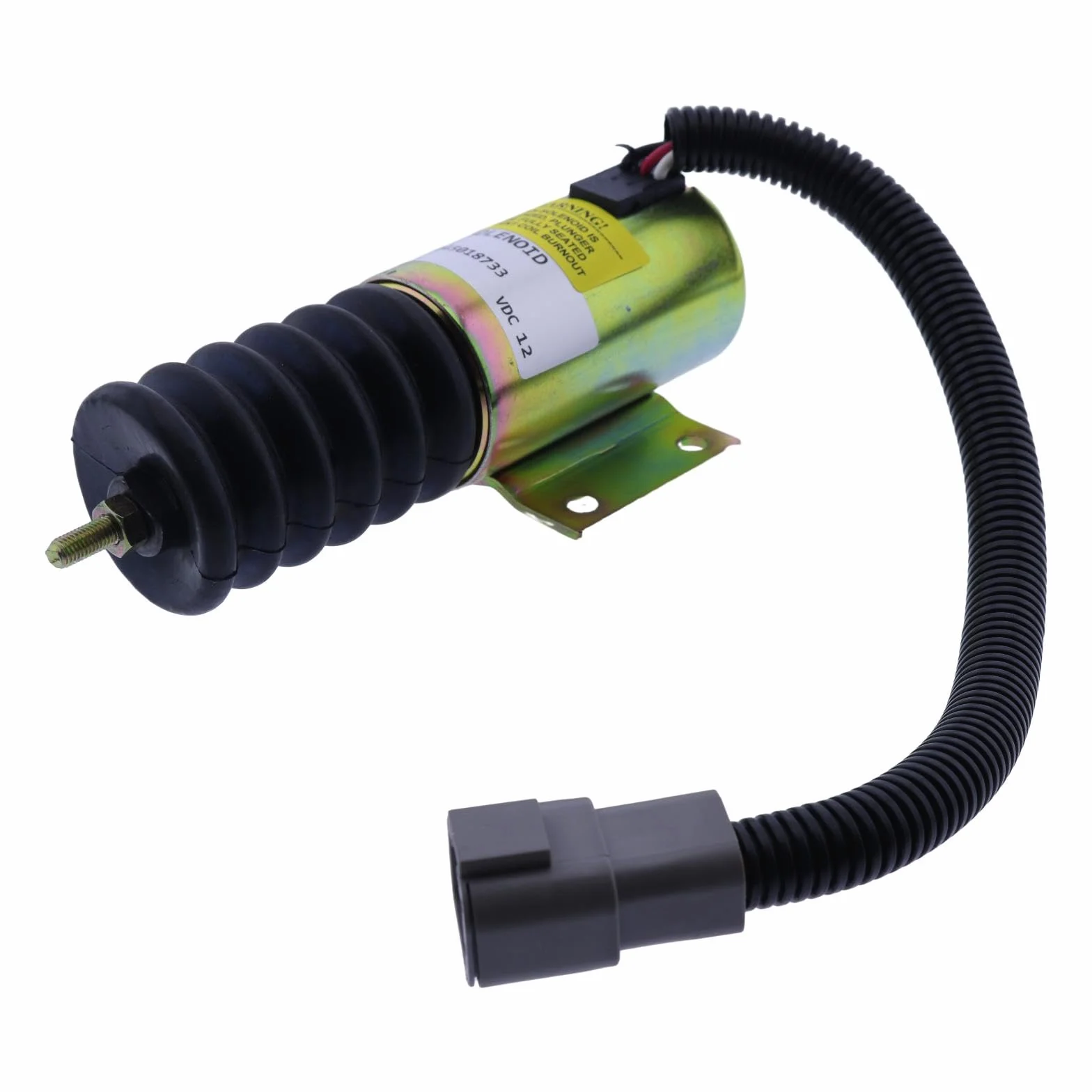 12V Pull Solenoid P613-A1V12 P613A1V12 compatible with Trombetta Engine Throttle Continuou Duty 3 Terminal