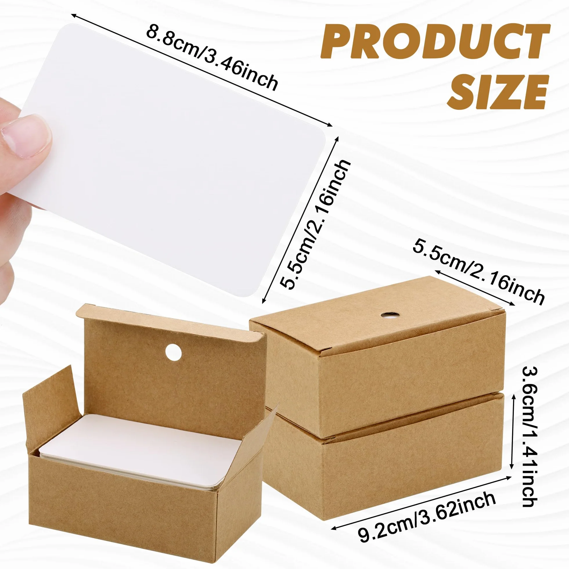 JIANTA 300 sztuk białych kartonów, 8,8 x 5,5 cm fiszki do gry, 250 g/m² białe, błyszczące i matowe, karty do gry, karty do nauki, biała kartka pocztowa