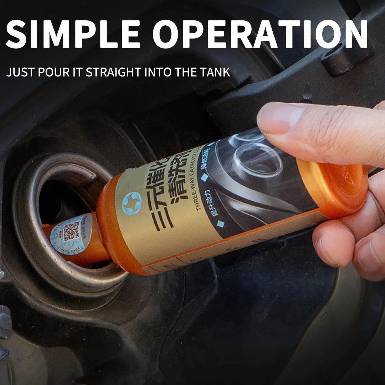 Boost Up Catalytic Converter Cleaner 120ml Fuel Exhaust System Cleaner for Gasoline Diesel Car 3PCS