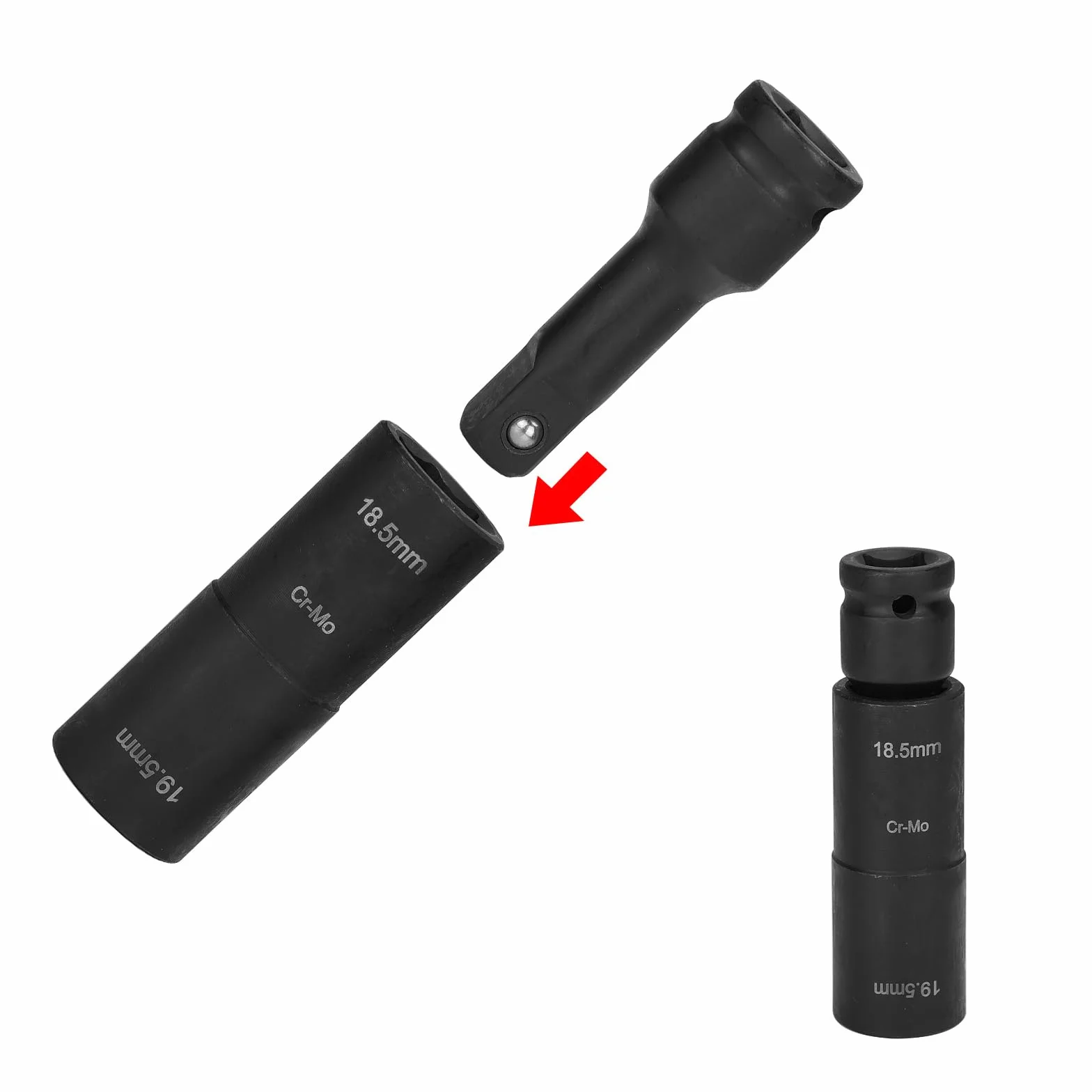 Zestaw kluczy pneumatycznych 3-częściowy 18,5 mm 19,5 mm 1/2" do Ford Land