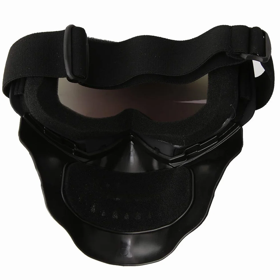 Demeras Okulary motocyklowe Motocross Maska Zdejmowana na Twarz ATV