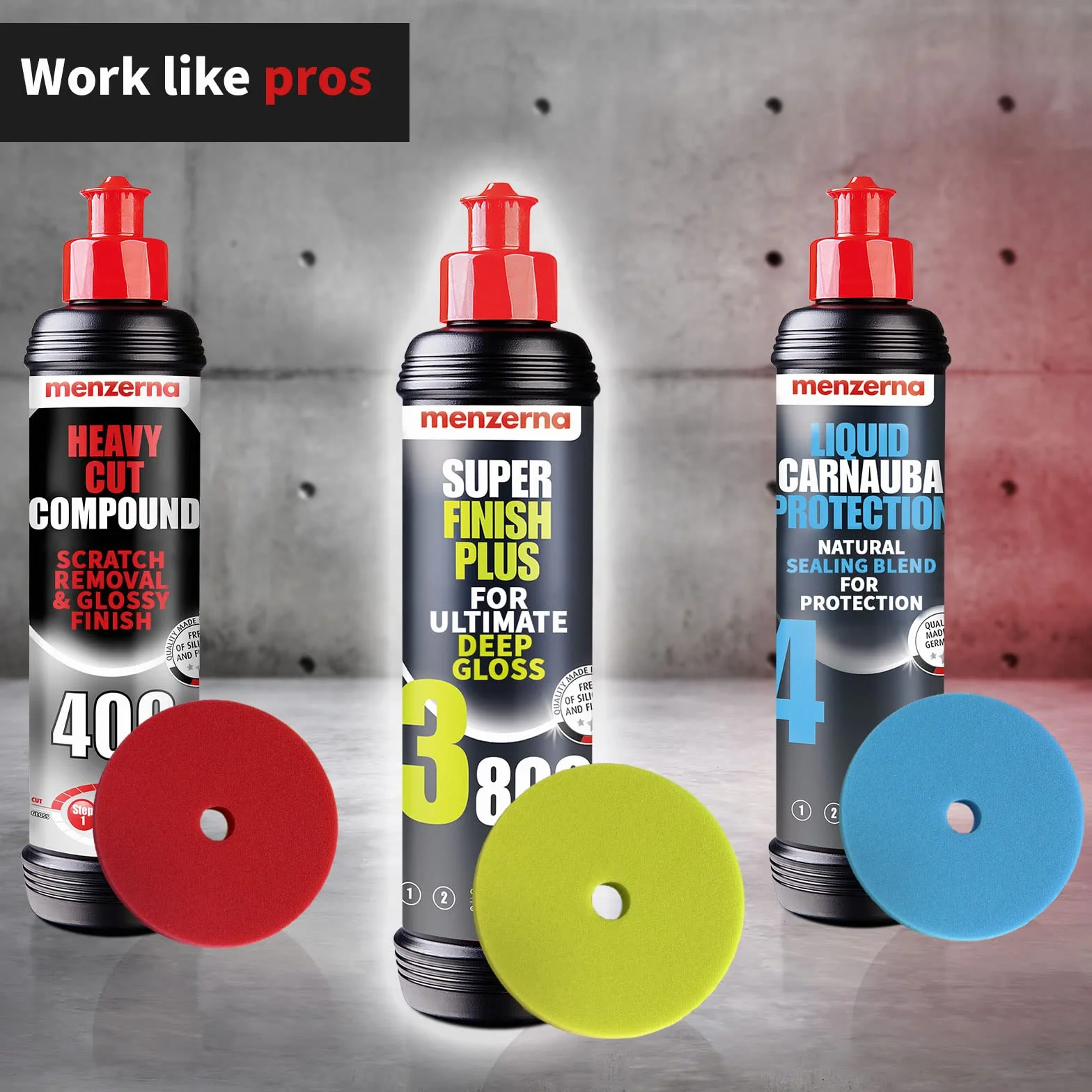 Menzerna Super Finish Plus 3800 - 250ml lekko ścierna pasta wykończeniowa