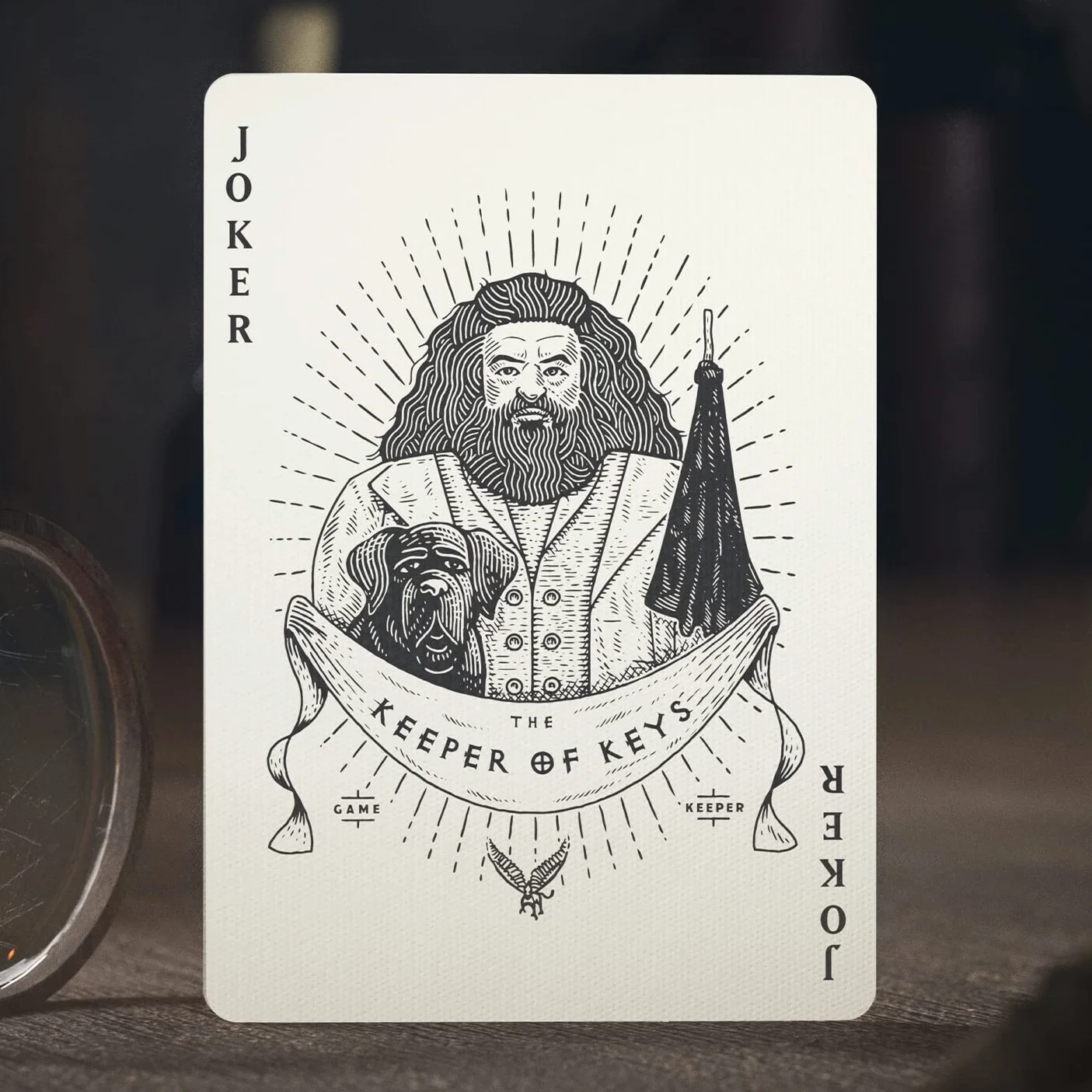 theory11 Karty do gry Harry Potter Wersja Żółta - Wysokiej jakości, 52 karty, Poker, Skat, Wyprodukowane w USA, Żółte, Unisex, 3+ lata, 36 miesięcy