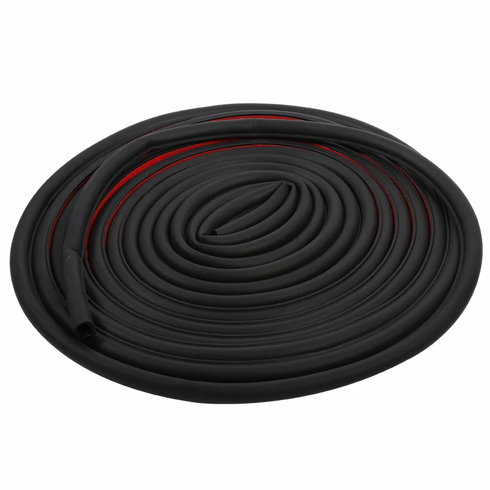 8M listwa uszczelniająca do drzwi samochodowych duży kształt litery D krawędź drzwi silnika samochodu gumowa uszczelka listwa wydrążona czarna,Zagłówki i podłokietniki
