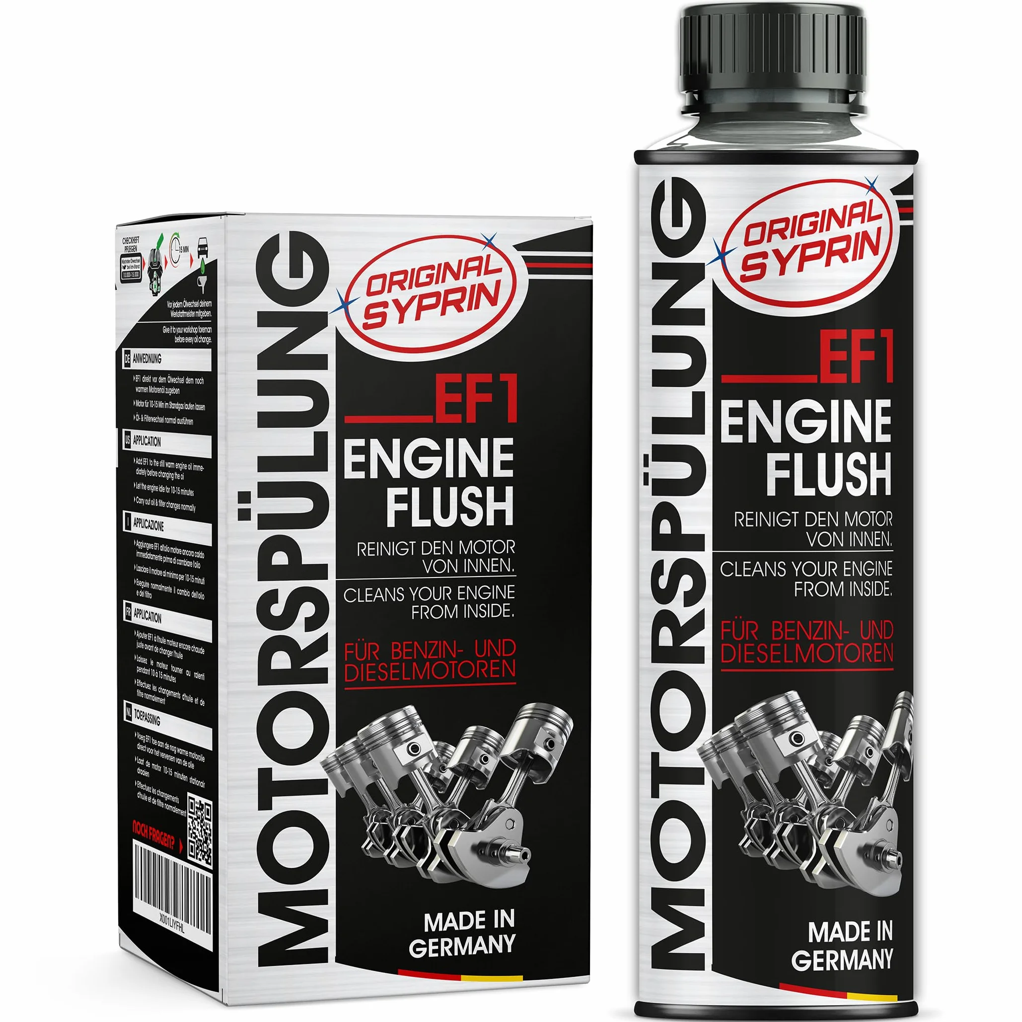 SYPRIN oryginalny płyn do płukania silnika Engine Flush środek czyszczący do silników diesla i benzyny 1 szt.