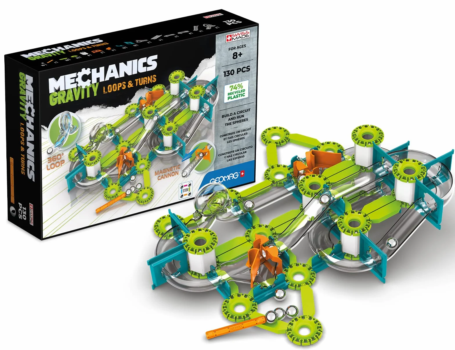 Geomag Gravity Loops & Turns 130 pcs