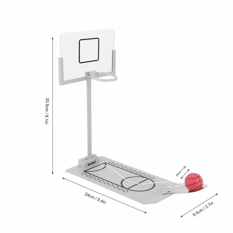 Basketballkorb Spielzeug Desktop Ornament Miniatur Basketball Dekoration lustige Finger Sport