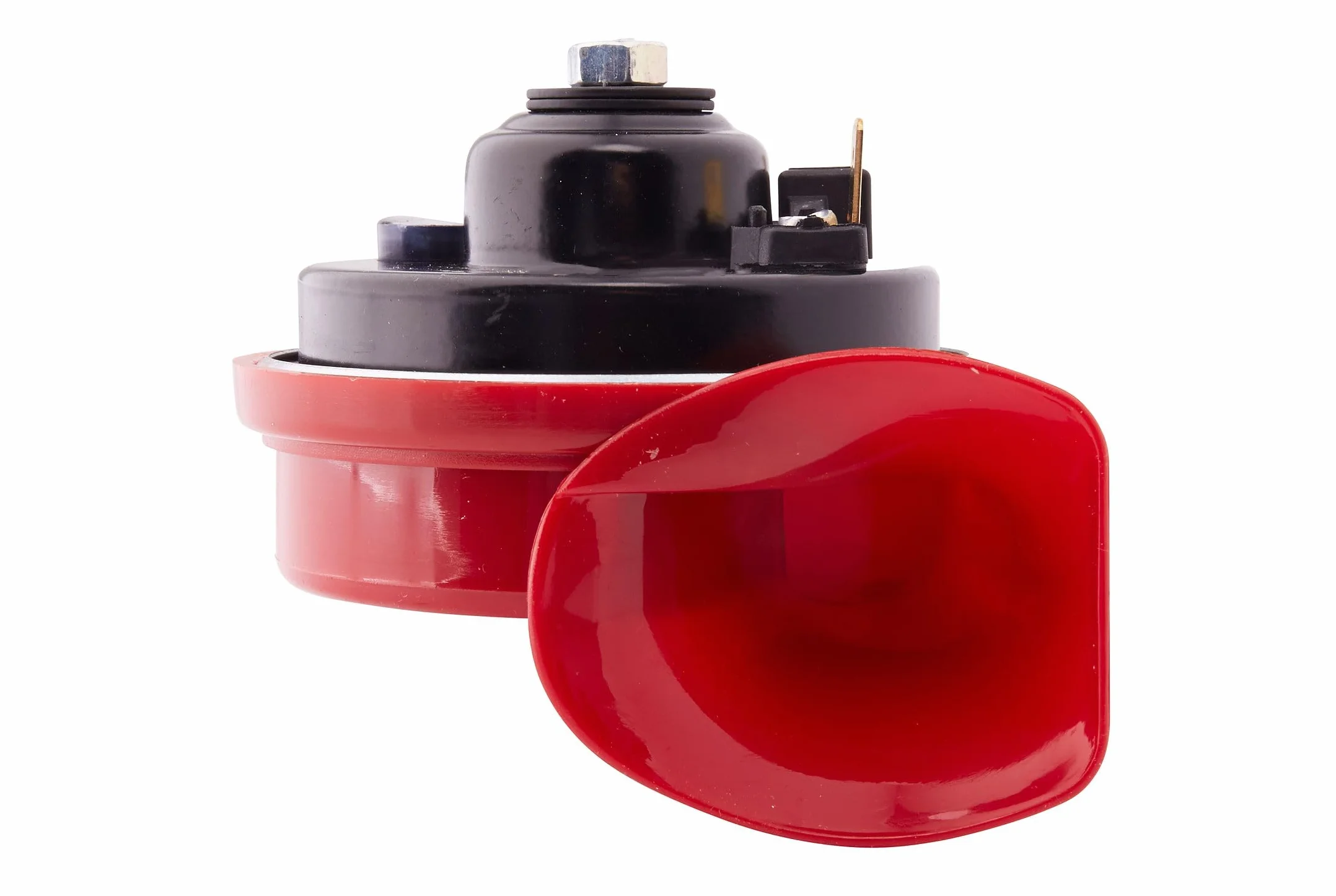 HELLA Fanfara TE24 SET 12V 110dB 400-500Hz Sygnał niski/wysoki ECE czerwony czarny 3FH 007 424-811