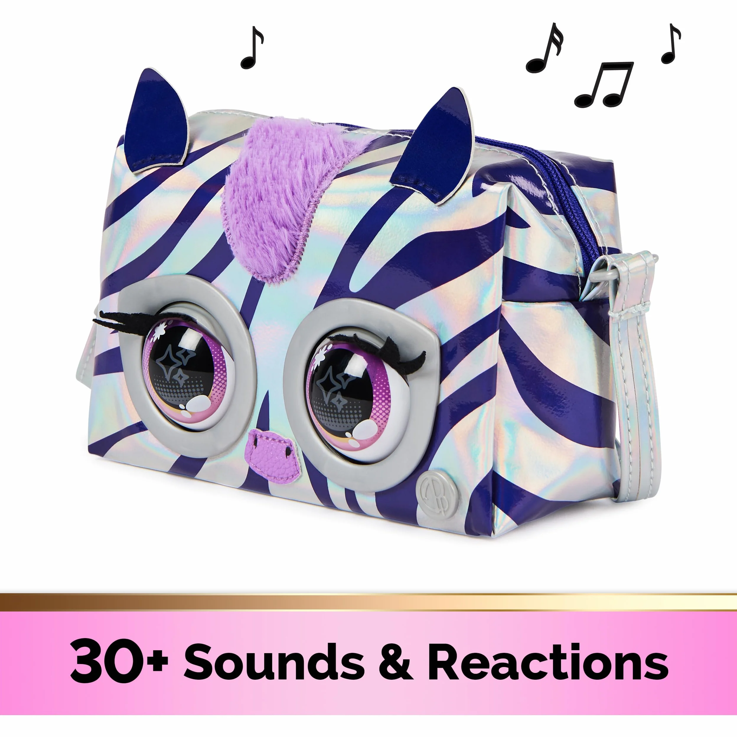 Spin Master Purse Pets: Metallic Magic Zebra - Rebel Stripez (6066464)