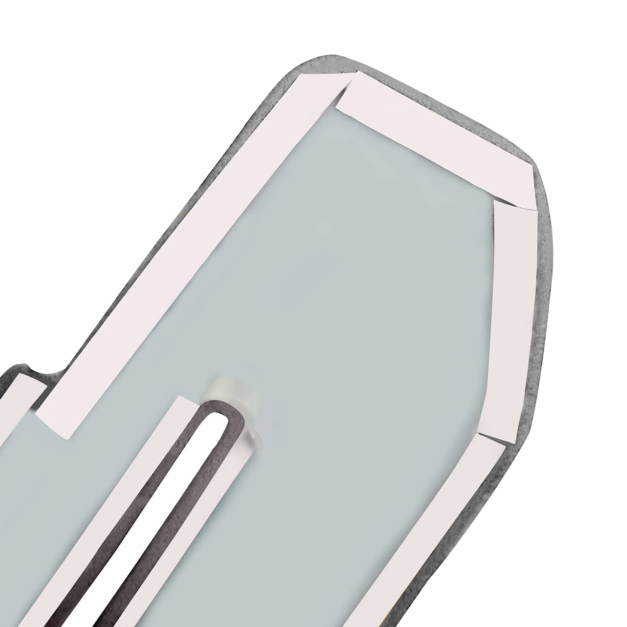 Toworldit Alcantara + ABS klamka na drzwi, podłokietnik, osłona panelu wykończenia, naklejka kompatybilna z BMW serii 1 F20 F21 F22 F23 2012-2019 (czarno-szary)