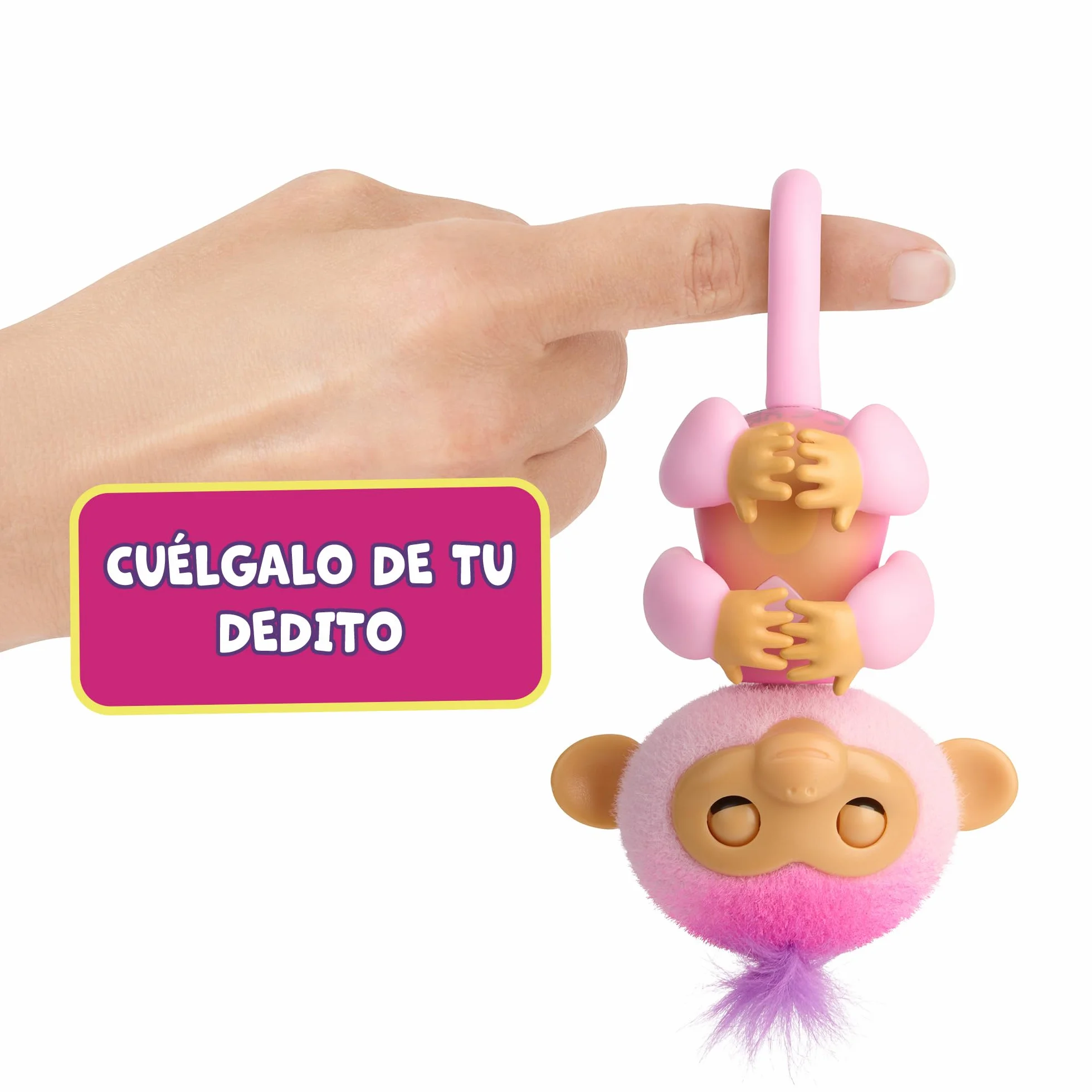 Bizak Fingerlings Harmony, słodka interaktywna monita, która czuje się gwiazdą muzyki pop i uwielbia śpiewać, Jest Divą, Z ponad 70 różnymi dźwiękami i reakcjami, z własną osobowością (61850001)
