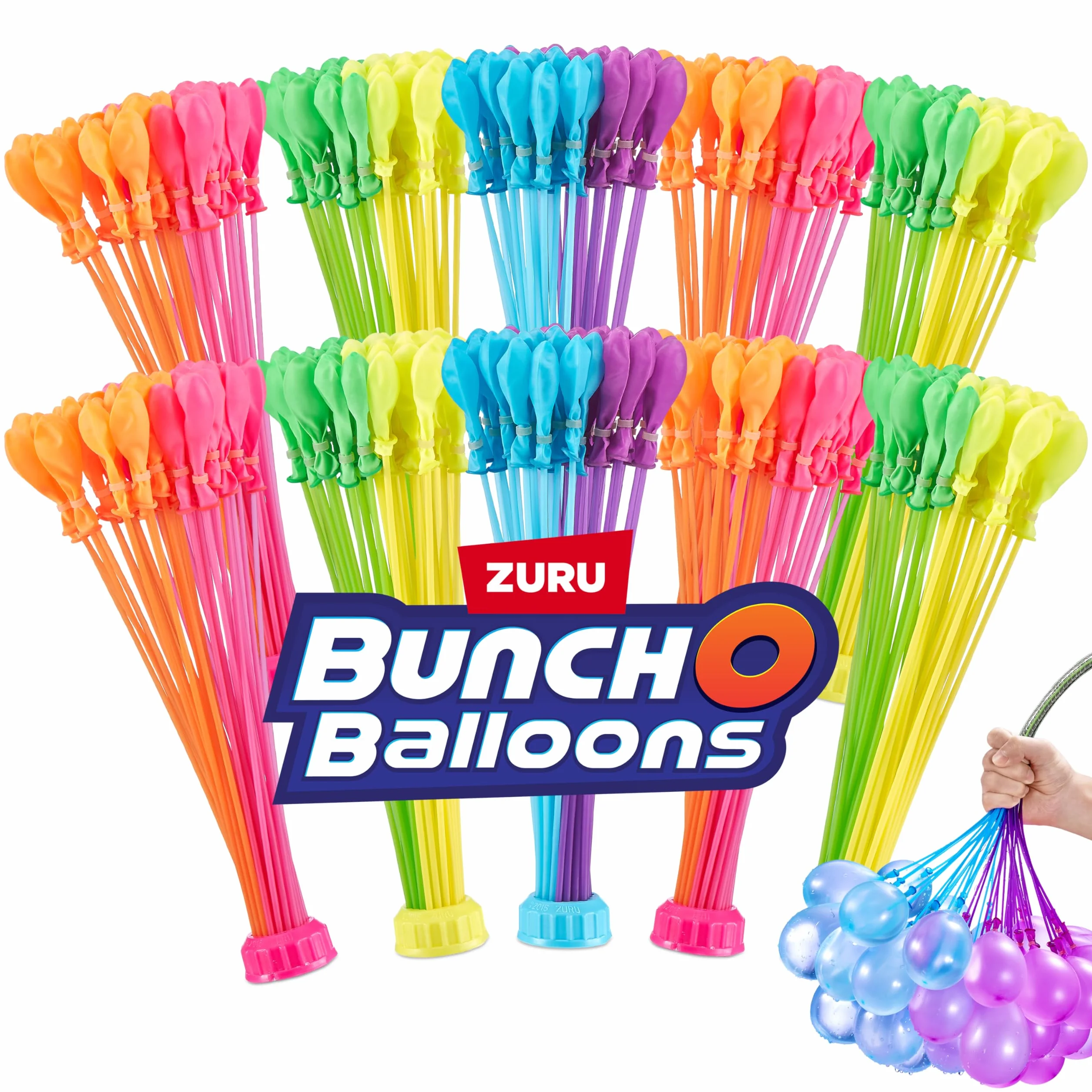 Bunch O Balloons Tropical Party 330+ szybko wypełniające się samouszczelniające się balony wodne (10 szt.), pudełko pocztowe