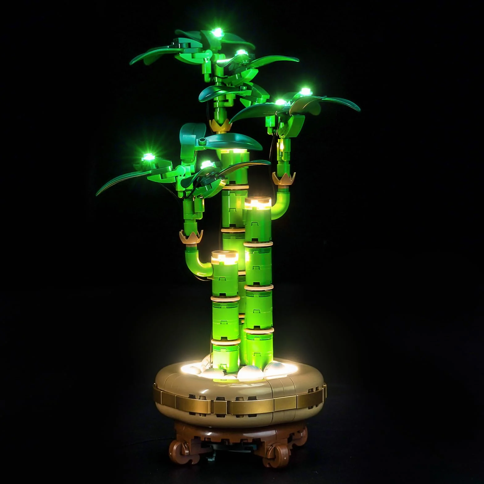 Zestaw świateł LED kompatybilny z Lego 10344 Lucky Bamboo Botanical Collection Set (nie jest to model), zestaw oświetlenia dekoracyjnego kompatybilny z Lucky Bamboo