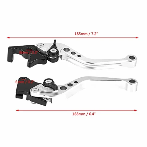 CNC uniwersalna regulowana podwójna tarcza dźwignia sprzęgła i hamulca motocyklowego 16 cm 19 cm