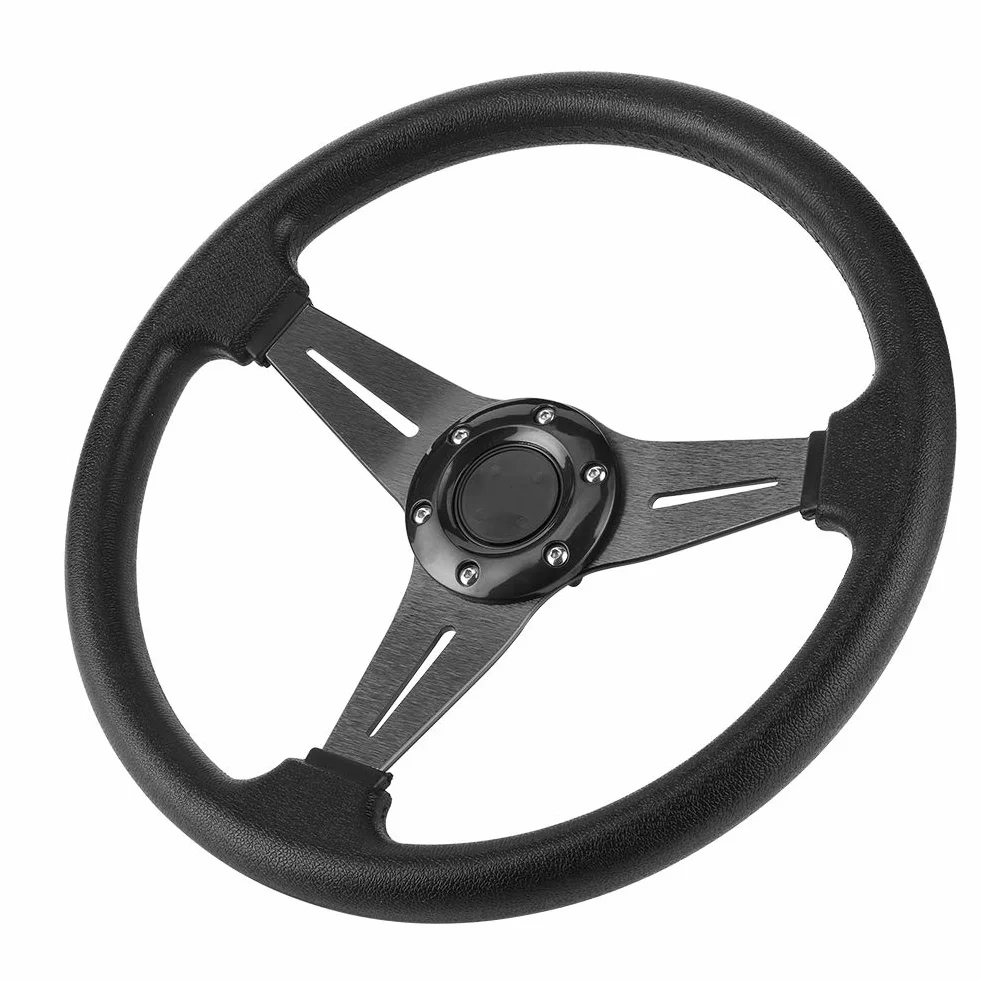 Kierownica Samochodowa 350 mm Deep Dish Czarny