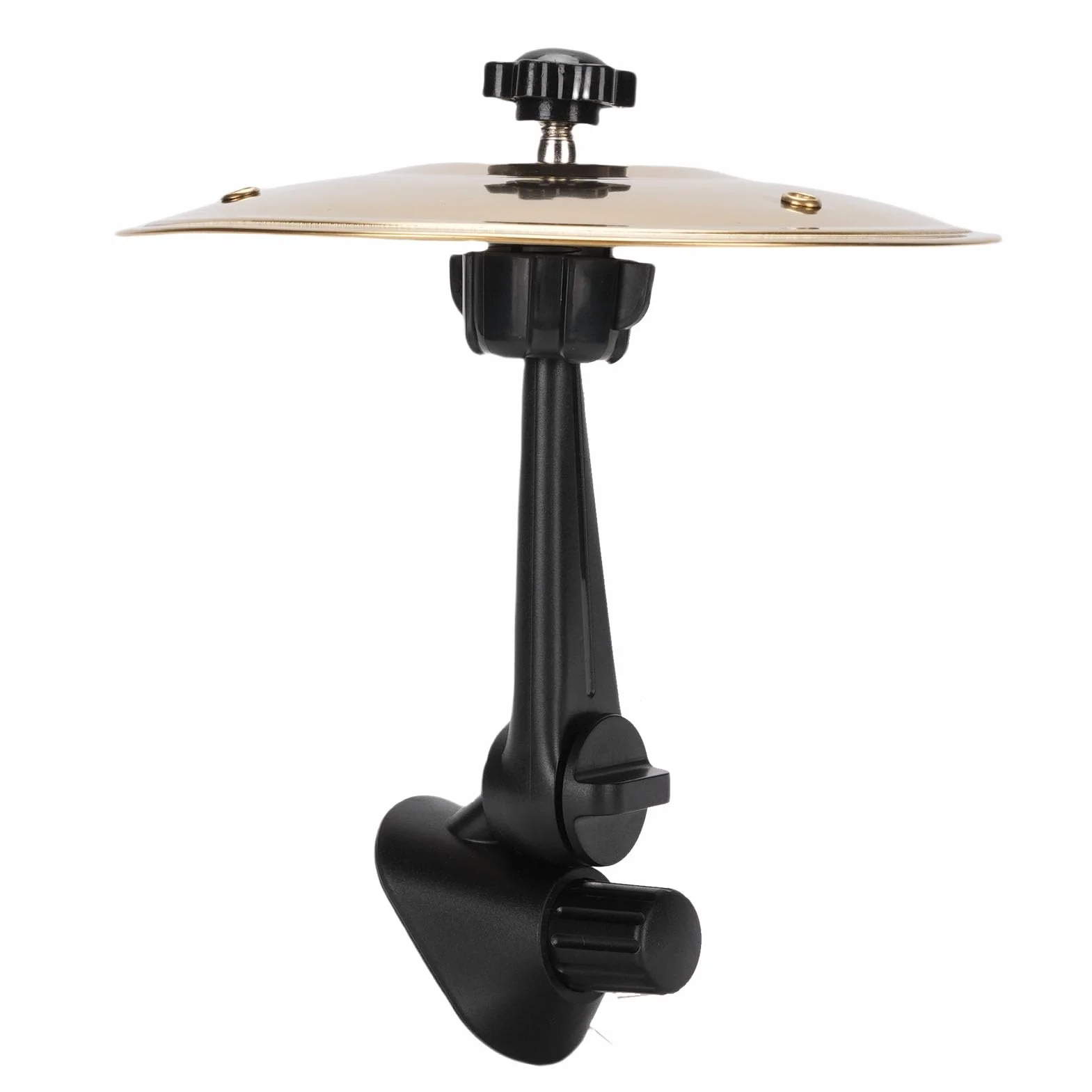 Mini Car Cymbal Toy for Air Vent, Zabawne Akcesorium na deskę rozdzielczą z Efektem Dźwięku Bębna, Nowatorski Wystrój Pojazdów dla Miłośników Muzyki, Fajny dla Kierowców, (Złoto)
