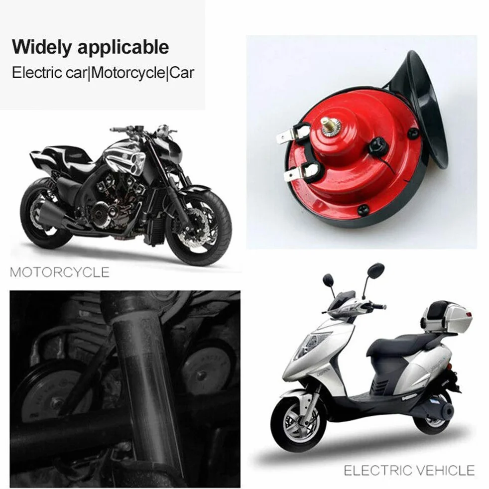 Elektryczny Pneumatyczny Klakson ślimakowy 300DB 12V Wodoodporny Zestaw Wymienny do Samochodów Motocykl Ciężarówka